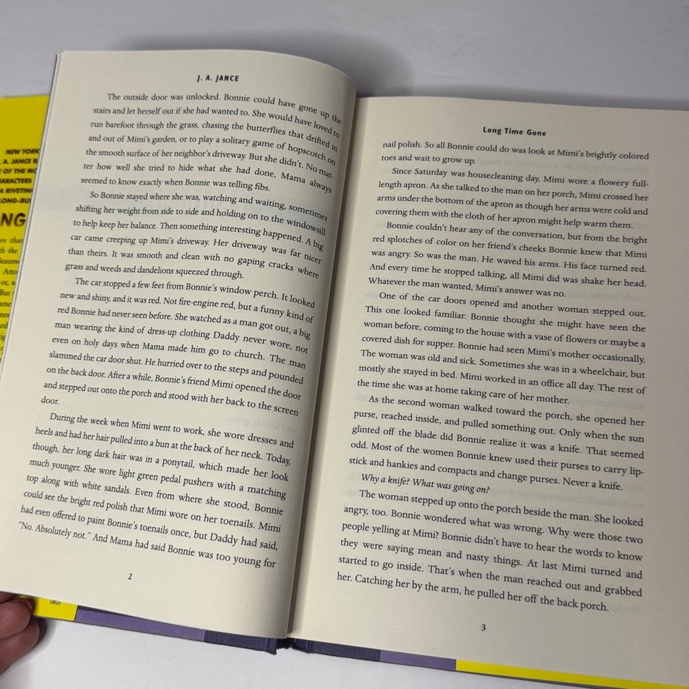 Long Time Gone by J.A. Jance Hardcover Mystery Novel, Book, 2005 - Picture 8 of 10